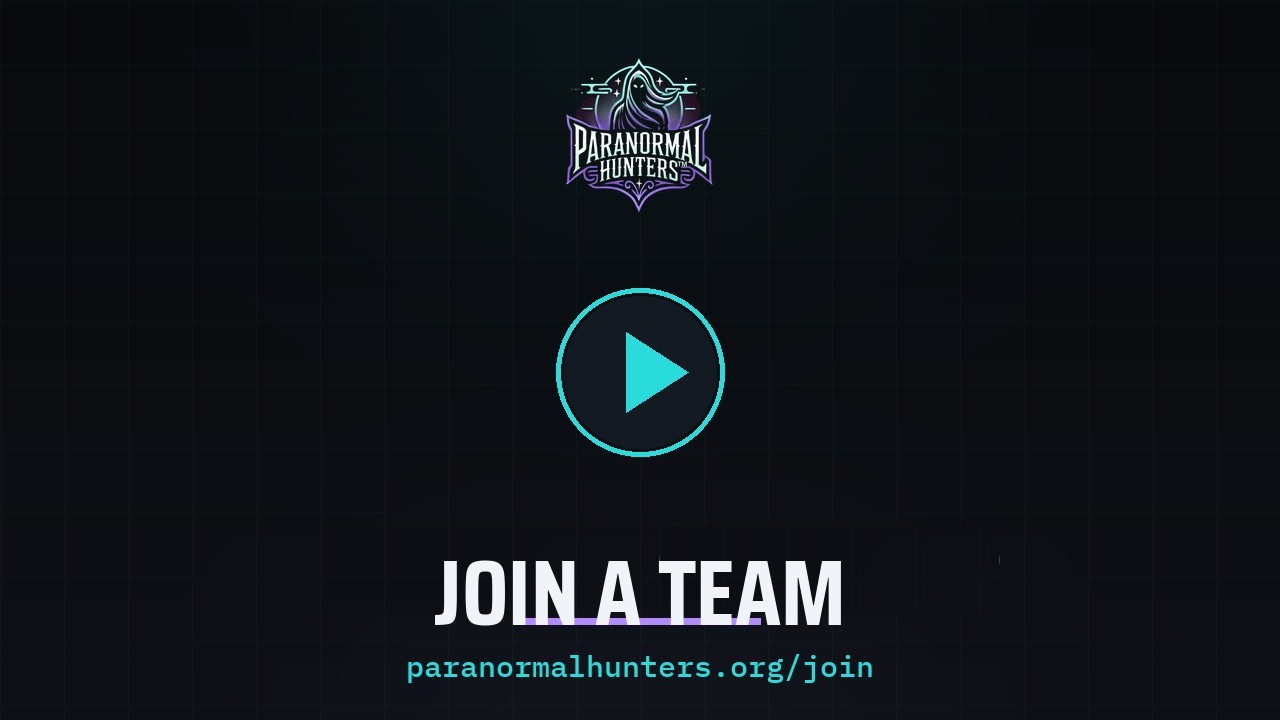 Paranormal Hunters — Join a team